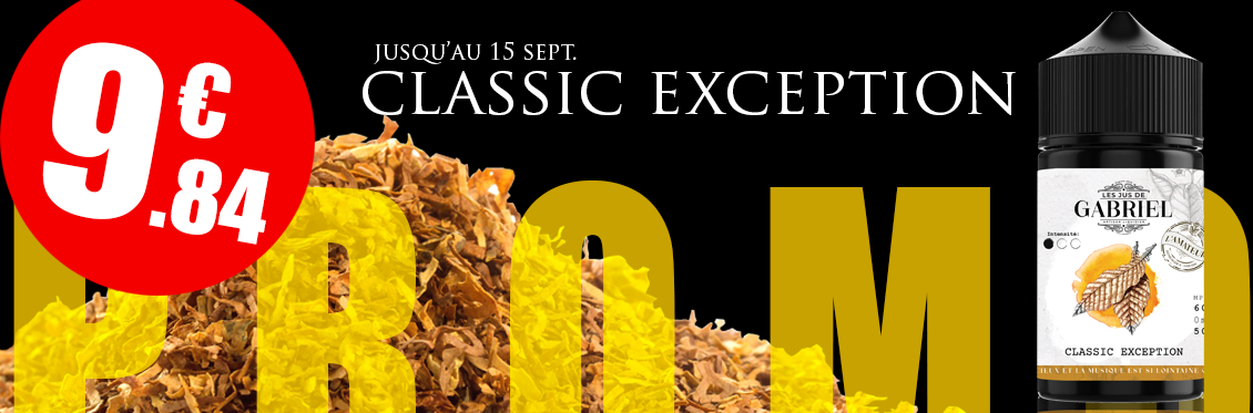 E-LIQUIDE CLASSIC EXCEPTION 50ML Bordeaux E-LIQUIDE CLASSIC EXCEPTION 50ML